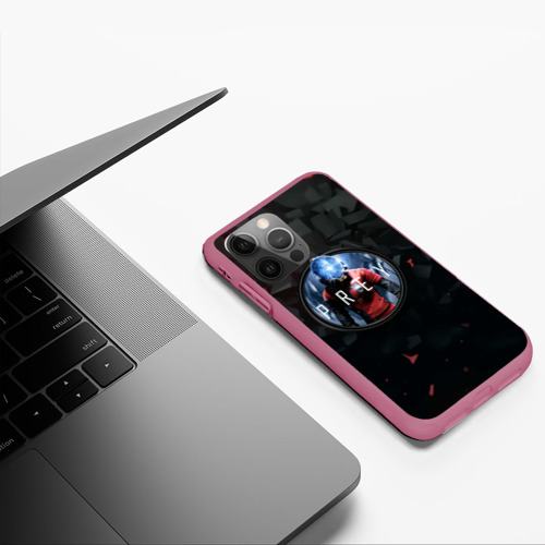 Чехол для iPhone 12 Pro с принтом Black logo prey, фото #4