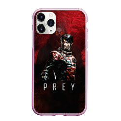 Чехол для iPhone 11 Pro Max матовый Prey dark  red