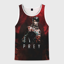 Мужская майка 3D Prey dark  red