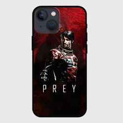 Чехол для iPhone 13 mini Prey dark  red