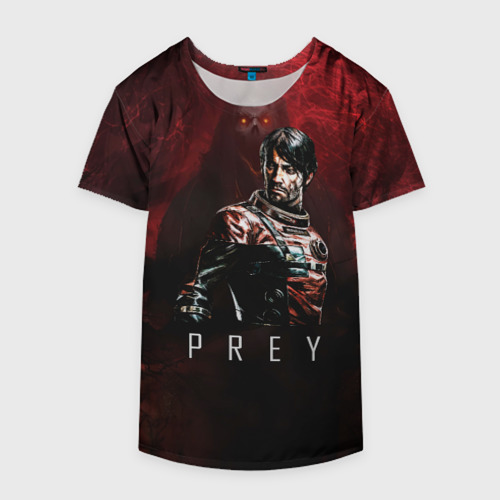 Накидка на куртку 3D Prey dark  red, цвет 3D печать - фото 4