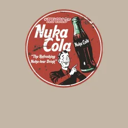 Мужской свитшот хлопок Nuka Cola Ice Cold Retro - фото 2