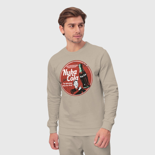 Мужской костюм хлопок Nuka Cola Ice Cold Retro, цвет миндальный - фото 5