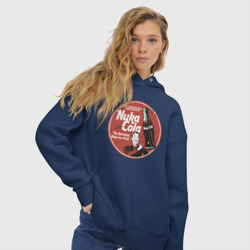 Женское худи Oversize хлопок Nuka Cola Ice Cold Retro - фото 2