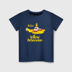 Детская футболка хлопок On a Yellow Submarine