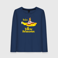 Женский лонгслив хлопок On a Yellow Submarine