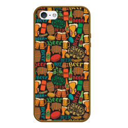 Чехол для iPhone 5/5S матовый Пиво Beer