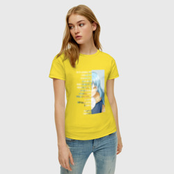 Женская футболка хлопок О моём перерождении в слизь, Римуру Темпест цитата - фото 2