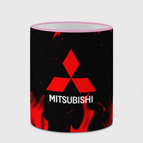 Кружка с полной запечаткой Mitsubishi Red Fire, цвет Кант розовый - фото 4