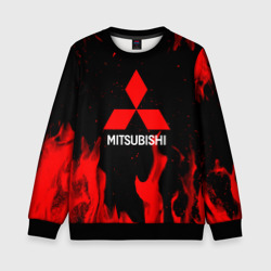 Детский свитшот 3D Mitsubishi Red Fire