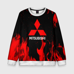 Детский свитшот 3D Mitsubishi Red Fire