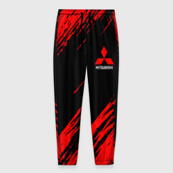 Мужские брюки 3D Mitsubishi Texture Red