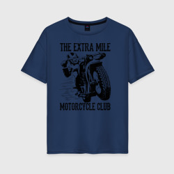 Женская футболка хлопок Oversize Клуб мотоциклистов