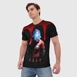 Мужская футболка 3D Prey Dark blood - фото 2