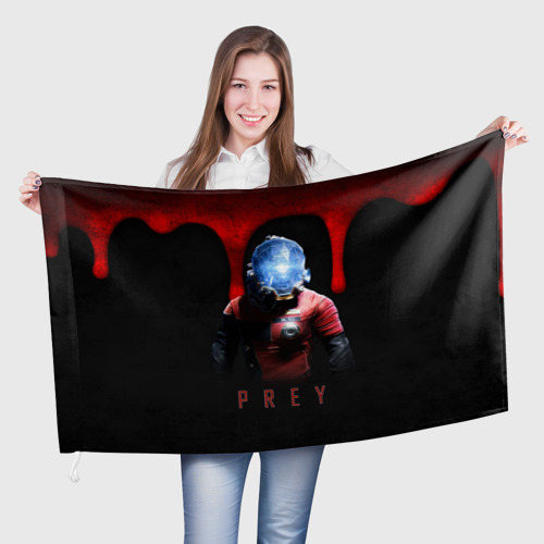 Флаг 3D Prey Dark blood