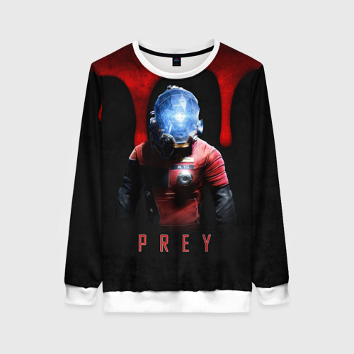 Женский свитшот 3D Prey Dark blood, цвет 3D печать