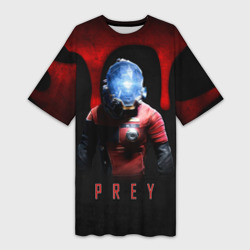 Платье-футболка 3D Prey Dark blood