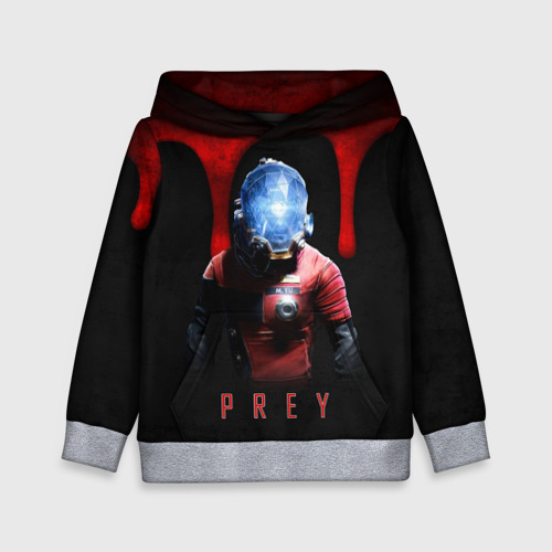 Детская толстовка 3D Prey Dark blood, цвет меланж