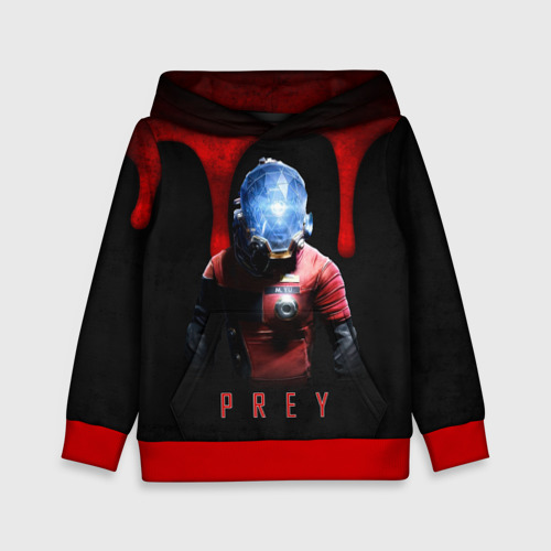 Детская толстовка 3D Prey Dark blood, цвет красный