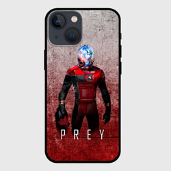 Чехол для iPhone 13 mini Prey grey and blood