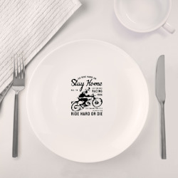 Набор: тарелка + кружка Люби жёсткую езду - фото 2