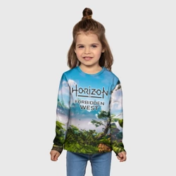 Детский лонгслив 3D Horizon Forbidden West Хоризон Запретный Запад - фото 2