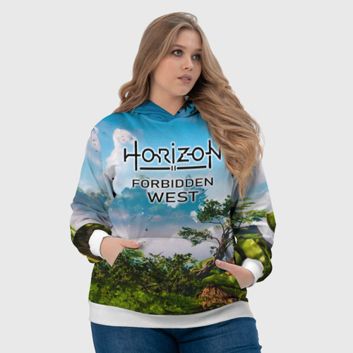 Женская толстовка 3D Horizon Forbidden West Хоризон Запретный Запад, цвет 3D печать - фото 6