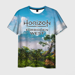 Мужская футболка 3D Horizon Forbidden West Хоризон Запретный Запад