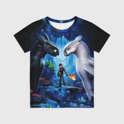 Детская футболка 3D Как Приручить Дракона New