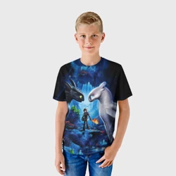 Детская футболка 3D Как Приручить Дракона New - фото 2