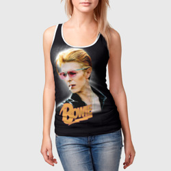 Женская майка 3D David Bowie Smoking - фото 2