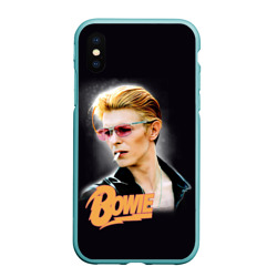 Чехол для iPhone XS Max матовый David Bowie Smoking