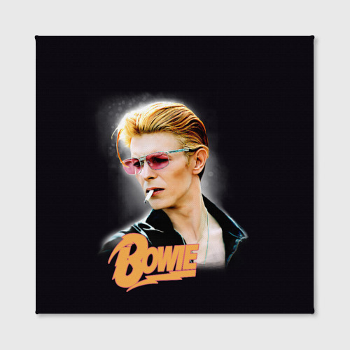 Холст квадратный David Bowie Smoking, цвет 3D печать - фото 2