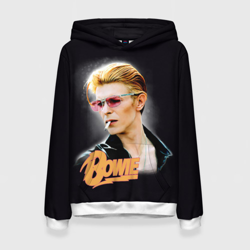 Женская толстовка 3D David Bowie Smoking, цвет 3D печать
