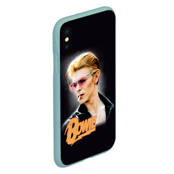 Чехол для iPhone XS Max матовый David Bowie Smoking - фото 2