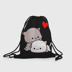 Рюкзак-мешок 3D Котическая любовь