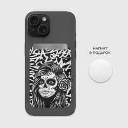 Картхолдер Magsafe магнитный Тату королева - фото 2
