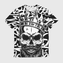 Мужская футболка 3D Тату король