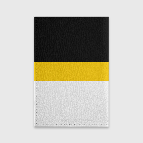 Обложка для паспорта матовая кожа За Веру, Царя, Отечество, цвет черный - фото 2