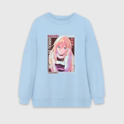 Женский свитшот oversize без начеса хлопок Ангел кровопролития Satsuriku no Tenshi, Рэйчел Гарднер Рэй