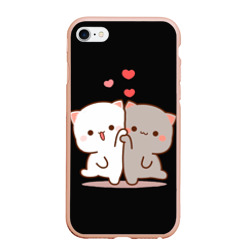 Чехол для iPhone 6Plus/6S Plus матовый Кошачья любовь навсегда | Kitty love forever