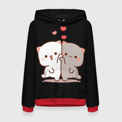 Женская толстовка 3D Кошачья любовь навсегда Kitty love forever