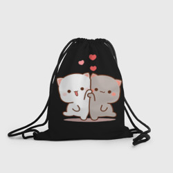 Рюкзак-мешок 3D Кошачья любовь навсегда Kitty love forever