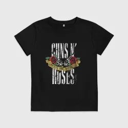 Детская футболка хлопок Guns N' Roses Рок группа