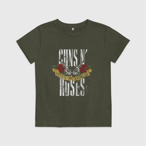 Детская футболка хлопок Guns N' Roses Рок группа