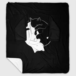 Плед с рукавами Бесконечная любовь Endless kitty love