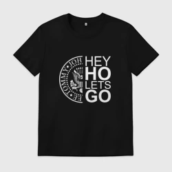 Мужская футболка хлопок Ramones Hey! Ho! Let's Go