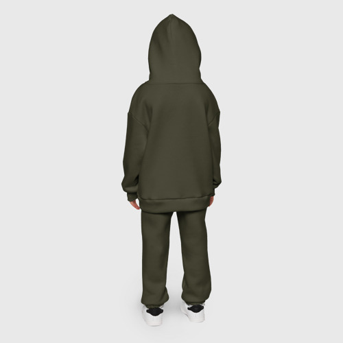 Детский костюм хлопок Oversize СКОРПИОН - ЗОЛОТОМ, цвет хаки - фото 10