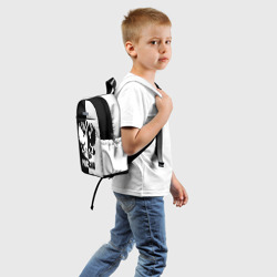 Детский рюкзак 3D Россия чёрно-белое - фото 2