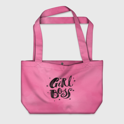 Пляжная сумка 3D Girl Boss!